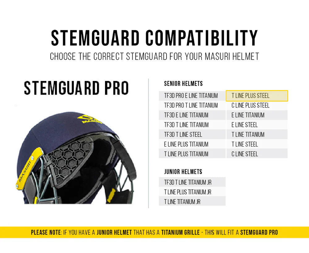 Masuri T-LINE Plus Steel Senior Cricket Helmet