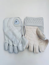 SG Hilite Wicket Keeping Cricket Gloves - All White
